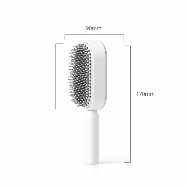 Portable Detangling Hair Brush Styling Tools for Travel Thin Thick Hair White | Makeup Brush Set | Makeup Accessories