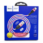 U85 Charming night USB to Type C charging data cable light streaming effect 1m current up to 2.4A. - View 5
