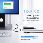 USB 3.0 Extension Cable Type A Male to Female Extension Cord [2Pack 6.6Ft] [Metal Shell and Connector] 5Gbps Data Transfer Compatible with USBÃ‚ Keyboard,Mouse,Flash Drive, Hard Drive,Printer - View 3