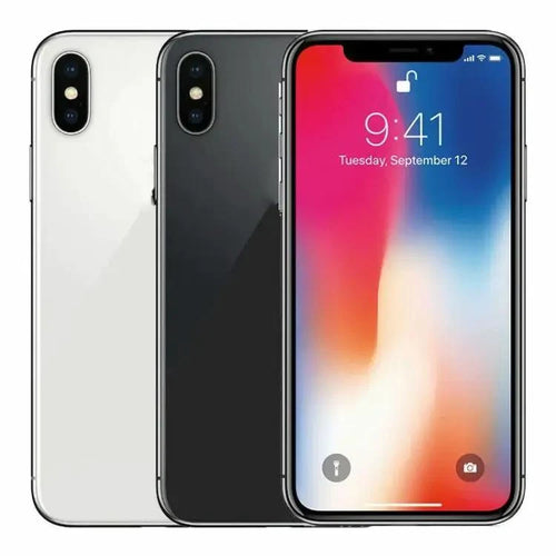 Apple iPhone X (Super Retina OLED Display, A11 Bionic, Dual 12MP OIS Cameras, Face ID)