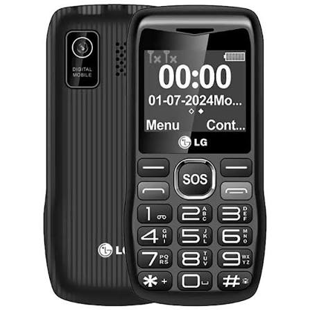 LG G365 4G LTE Dual SIM Compact Keypad Phone (Big Buttons, FM Radio, Flashlight)