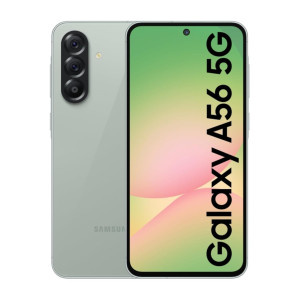 Samsung Galaxy A56 5G (Awesome Olive, 12GB, 256GB) | Metal Frame | Gemini Live | Awesome Intelligence (AI): Circle to Search, Instant Slo-Mo, Auto-Trim, Object Eraser | Flagship Grade Camera