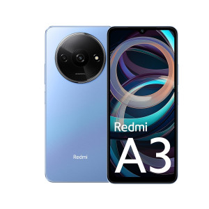 Redmi A3 (Lake Blue, 3GB RAM, 128GB Storage) | Premium Halo Design | 90Hz Display | Powerful 4G G36 Processor