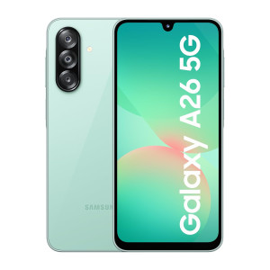 Samsung Galaxy A26 5G 256GB (Awesome Mint, 8GB, 256 GB) | Awesome Intelligence (AI) | Circle to Search | Gemini Live | FHD+ sAMOLED Display | 50MP OIS Camera | IP67 Rated
