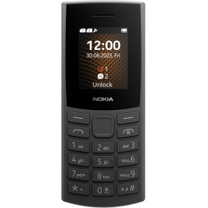 Nokia 105 4G  Mobile Phone Dual Sim, 1.8 Inch Color Display, Charcoal