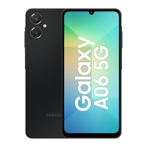 Samsung Galaxy A06 5G (Black, 4GB RAM, 128 GB Storage) | 50MP Dual Camera | IP54 Rating | Voice Focus