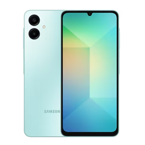 Samsung Galaxy A06 4G (Light Green , 4GB RAM, 128 GB Storage) | 50MP Dual Camera  | IP54 Rating | Voice Focus
