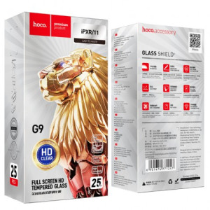 Hoco Top Glass Full Screen HD Tempered Glass for iPhone 11 / XR set 25pcs (G9)