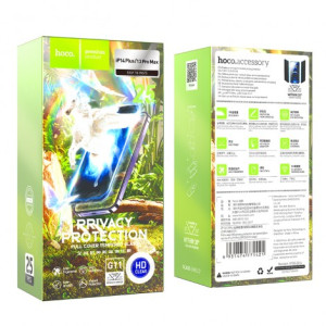 Hoco Top  Glass Full Screen HD Tempered Glass Privacy for iPhone 14 Plus / 13 Pro Max set 25pcs (G11)