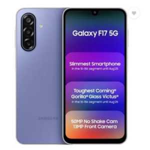 Samsung Galaxy F17 5G, Violet Pop (4GB, 128GB)