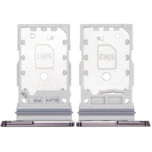 For Samsung Card Holder Tray for Samsung Galaxy S22 Ultra 5G - Black