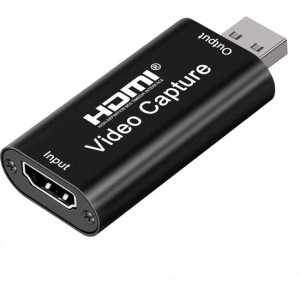 HDMI Capture Card, HD 1080P HDMI USB Version, Capture Card for Live Stream, Game Recording, Video Conferencing, for DSLR Camcorder Phones Consoles
