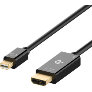 Mini DisplayPort (Mini DP) to HDMI Cable, 1.8 m (Black)