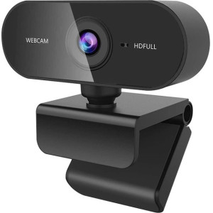 Webcam for PC | USB Full HD 1080P Webcam with Noise Cancelling Microphone | For PC Laptop Desktop Webcam with 360° Rotating Base Plug & Play for Video Calls, Live Streaming, Games and Conferences | Streaming camera