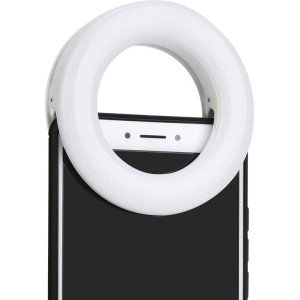 XJ-19 Selfie Ring Fill Light Rechargeable 40 LED 3200K-6500K Mobile Phone Makeup Live Show Concert Light