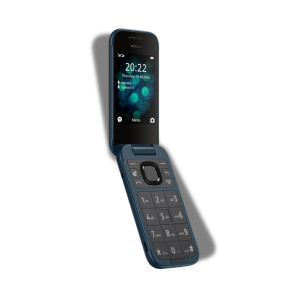 Nokia 2660 Flip 4G Volte keypad Phone with Dual SIM, Dual Screen, inbuilt MP3 Player & Wireless FM Radio | 1 Year Replacement Guarantee | Blue