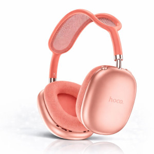 Hoco. Experience up to 90 hours of playback in a premium Rose Gold finish. Long-lasting battery meets stylish design—perfect for all-day music, calls, and travel without frequent charging.